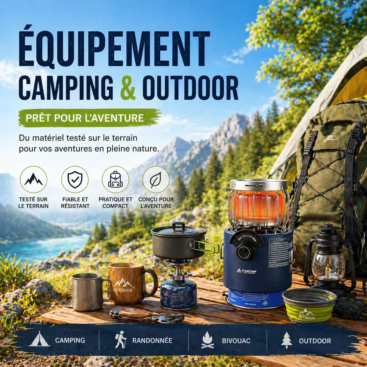 Équipement Camping & Outdoor