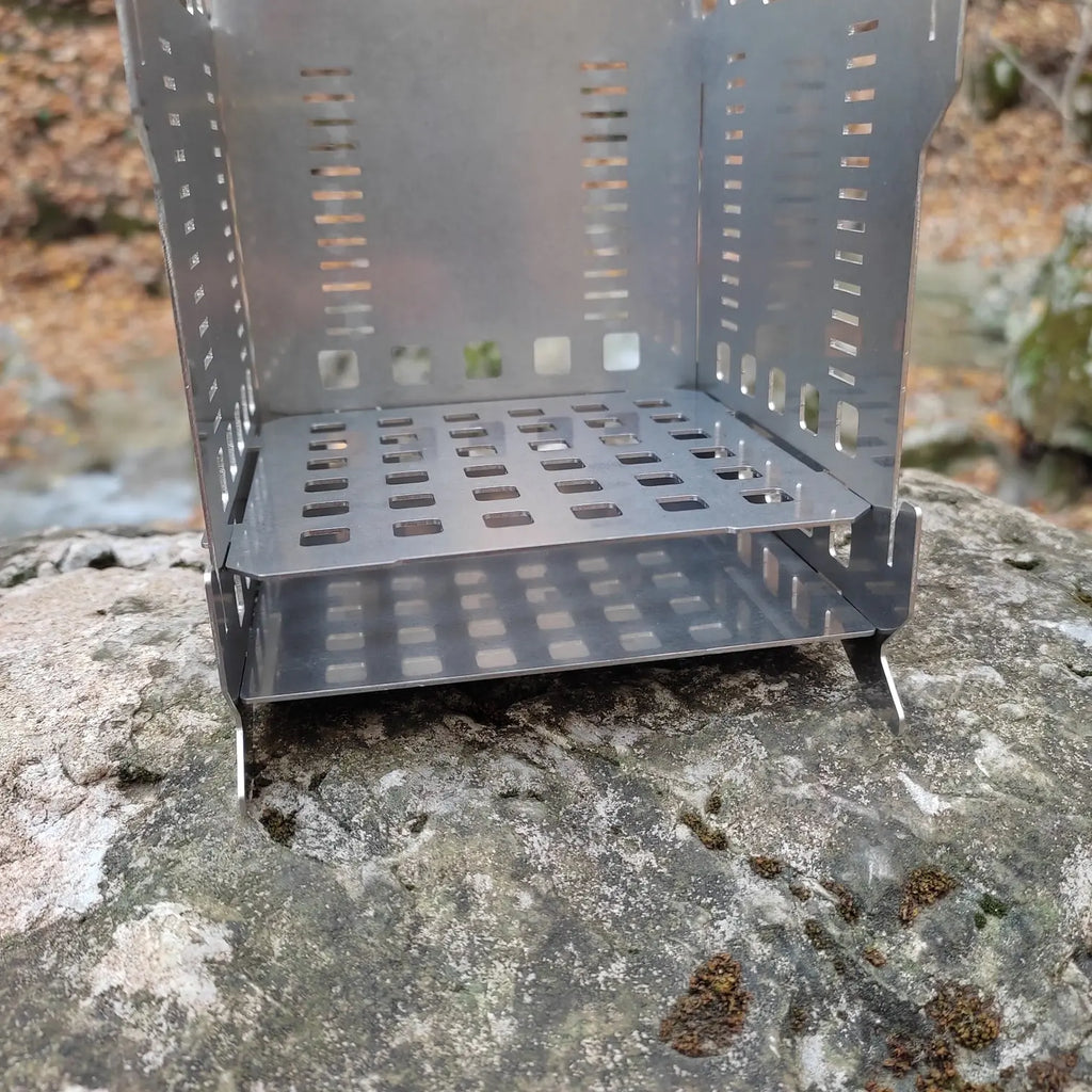Réchaud à bois FABOGLISS V2 – Inox 304L – Fabriqué en France