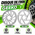 Disque de frein pour kit moteur Geeko – 160 mm / 180 mm EcoCycle Mobilité