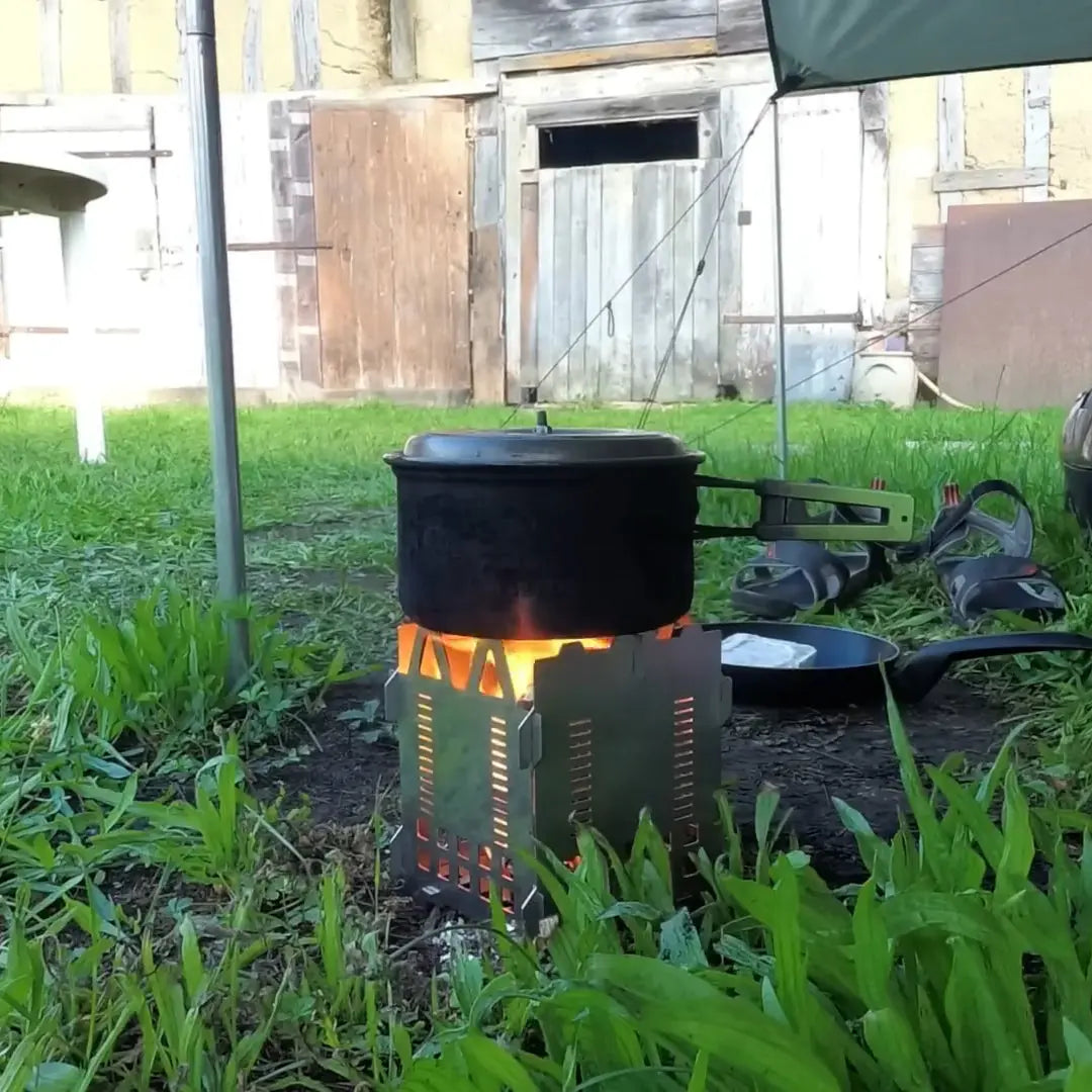 Réchaud à bois FABOGLISS V2 – Inox 304L – Fabriqué en France